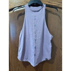 Women's adidas‎ dark purple high neck muscle tank